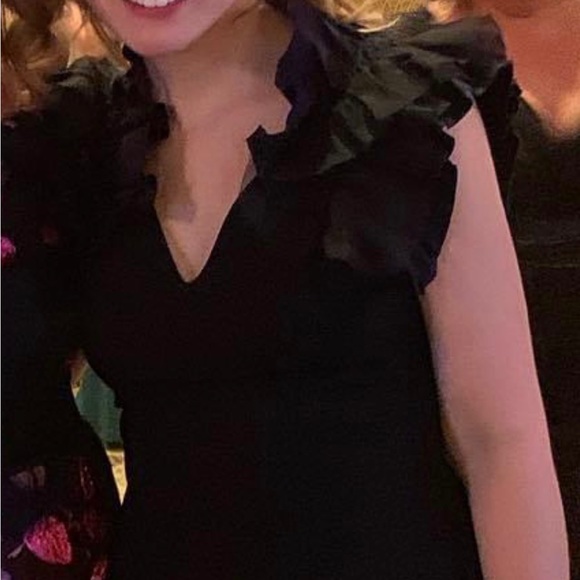 SACHIN & BABI Ruffle Mirabella Maxi Dress Size 6 - Picture 7 of 7